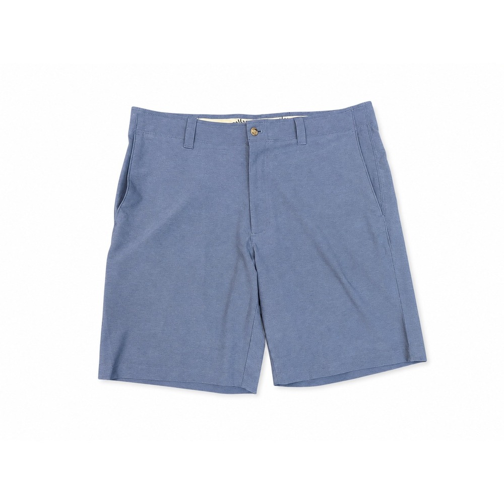 Callaway Golf 9" Shorts Mens 36 Blue Performance Stretch Flat Front